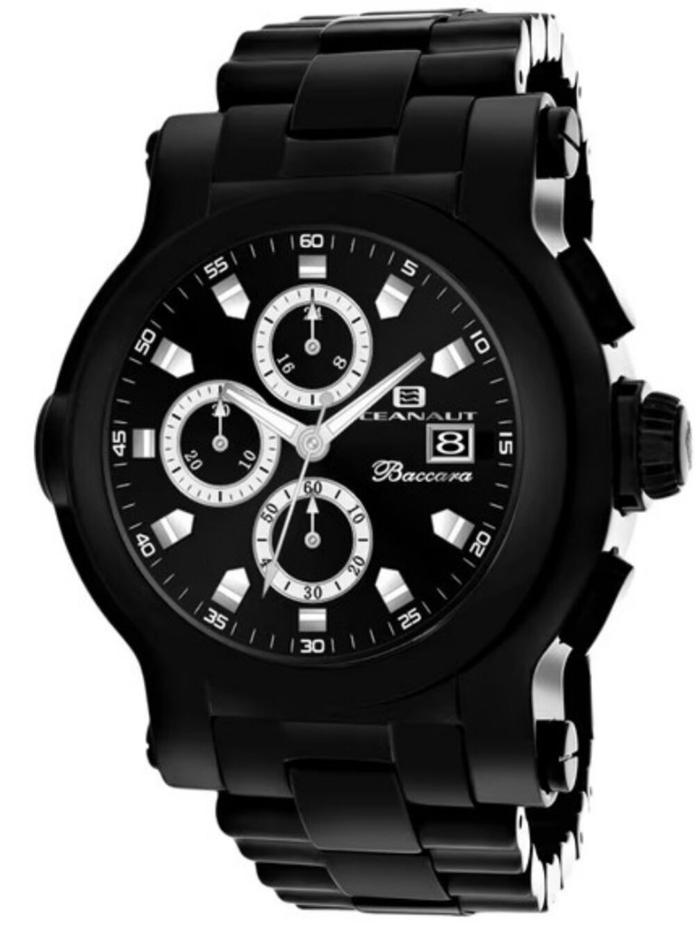 Oceanaut Men's Baccara XL Black Dial Watch - OC0828